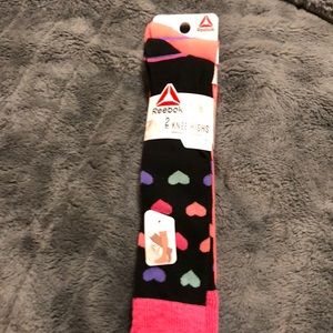 2 set of knee highs Reebok girl socks